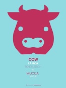 NAXART Studio - Red Cow Multilingual Poster