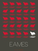 NAXART Studio - Eames Red Rocking Chair Poster