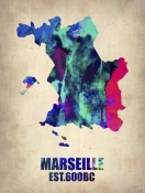 NAXART Studio - Marseille Watercolor Poster