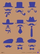 NAXART Studio - Hats and Mustaches Poster 2