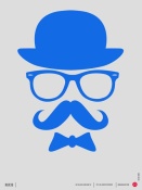 NAXART Studio - Hats Glasses and Mustache Poster 3