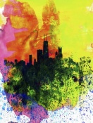 NAXART Studio - Chicago Watercolor Skyline