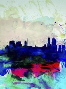 NAXART Studio - Melbourne Watercolor Skyline 2