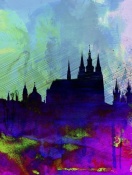 NAXART Studio - Prague Watercolor Skyline