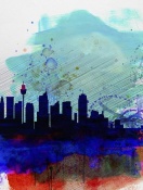 NAXART Studio - Sydney Watercolor Skyline