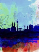 NAXART Studio - Vienna Watercolor Skyline