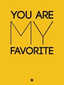 NAXART Studio - You Are My Favorite Poster Yellow