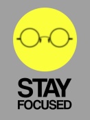 NAXART Studio - Stay Focused Circle Poster 2