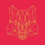 NAXART Studio - Fox on Red