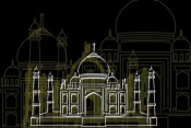 NAXART Studio - Taj Mahal Night