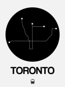 NAXART Studio - Toronto Black Subway Map