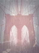 NAXART Studio - Brooklyn Bridge Red