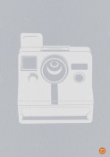NAXART Studio - White Polaroid Camera
