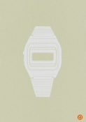 NAXART Studio - White Electronic Watch