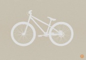 NAXART Studio - Bicycle Brown Poster