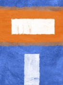 NAXART Studio - Blue And Orange Abstract Theme 2
