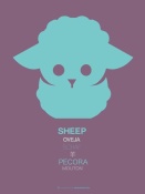 NAXART Studio - Green Sheep Multilingual Poster