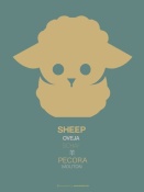 NAXART Studio - Yellow Sheep Multilingual Poster