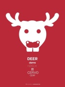 NAXART Studio - Red Moose Multilingual Poster