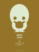 NAXART Studio - Yellow Bird Multilingual Poster