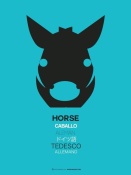 NAXART Studio - Black Horse Multilingual Poster