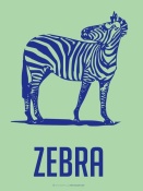 NAXART Studio - Zebra Blue And Green