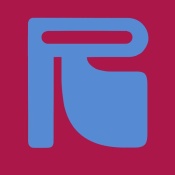 NAXART Studio - Letter R Blue