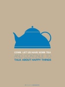 NAXART Studio - Tea Poster Blue