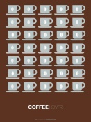 NAXART Studio - Brown Coffee Poster