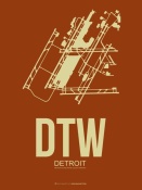 NAXART Studio - DTW Detroit Poster 2