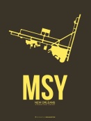 NAXART Studio - MSY New Orleans Poster 3