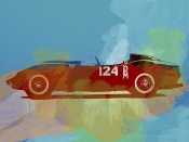 NAXART Studio - Ferrari Testa Rossa Watercolor 1