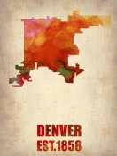 NAXART Studio - Denver Watercolor Map