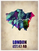 NAXART Studio - London Watercolor Map 2