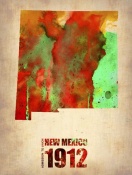 NAXART Studio - New Mexico Watercolor Map