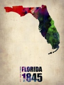 NAXART Studio - Florida Watercolor Map