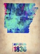 NAXART Studio - Arkansas Watercolor Map
