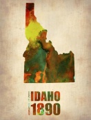 NAXART Studio - Idaho Watercolor Map