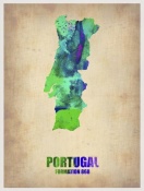 NAXART Studio - Portugal Watercolor Map