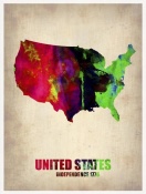 NAXART Studio - USA Watercolor Map 2