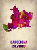 NAXART Studio - Barcelona Watercolor Map