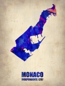 NAXART Studio - Monaco Watercolor Poster