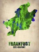 NAXART Studio - Frankfurt Watercolor Poster