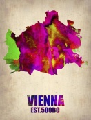 NAXART Studio - Vienna Watercolor Poster