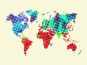 NAXART Studio - Dotted World Map 4