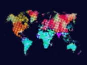 NAXART Studio - Dotted World Map 5