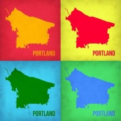 NAXART Studio - Portland Pop Art Map 1