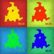 NAXART Studio - Dallas Pop Art Map 1