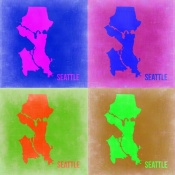 NAXART Studio - Seattle Pop Art Map 2