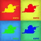 NAXART Studio - Memphis Pop Art Map 1